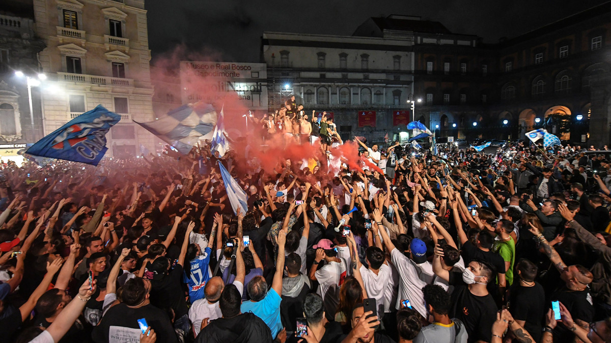  Napoli fans  Coppa Italia celebration ripped for being 