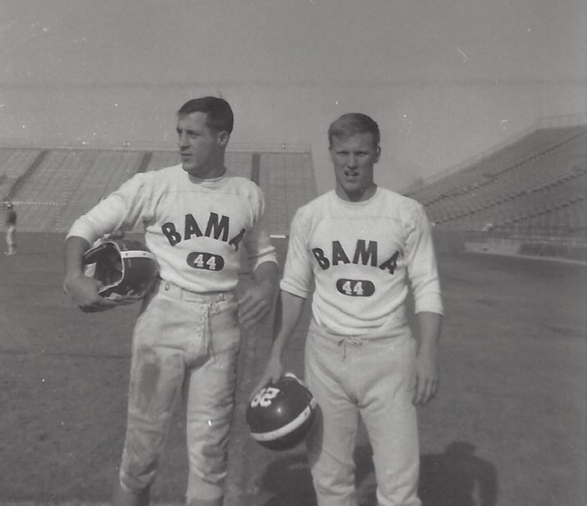 Bama's star running back tandem, Mike Fracchia and Benny Nelson