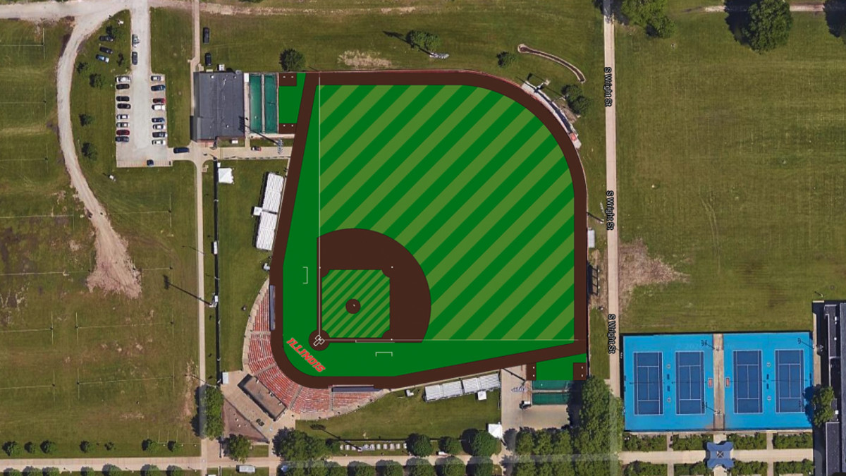 The installation of field turf at Illinois Field that was expected to be installed by the Fall of 2020 but could be pushed back due to the ongoing COVID-19 epidemic.