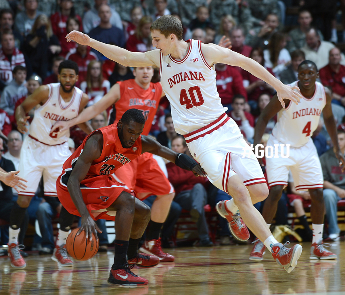 Indiana's Cody Zeller had two great seasons with the Hoosiers from 2011 to 2013. (Photo courtesy of IU Athletics)
