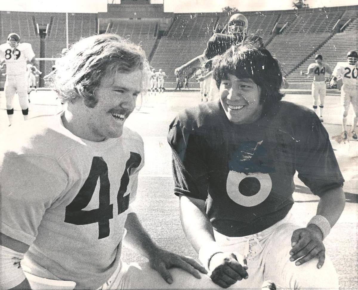Tommy Scott and Sonny Sixkiller were reunited for a CFL exhibition game.