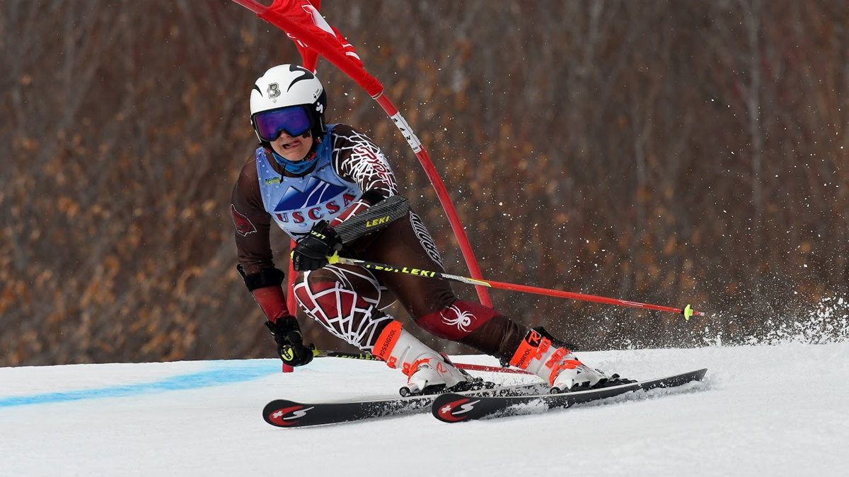 Brown women's skiier Maddie McCarthy