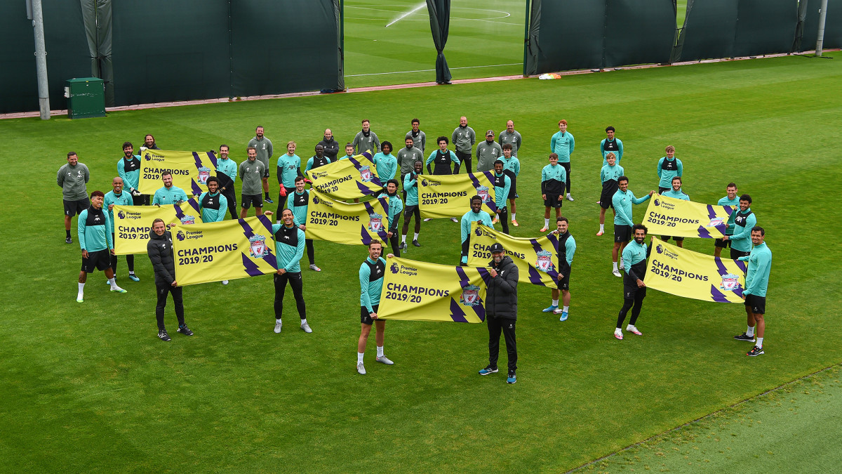 Liverpool won the 2019-20 Premier League title