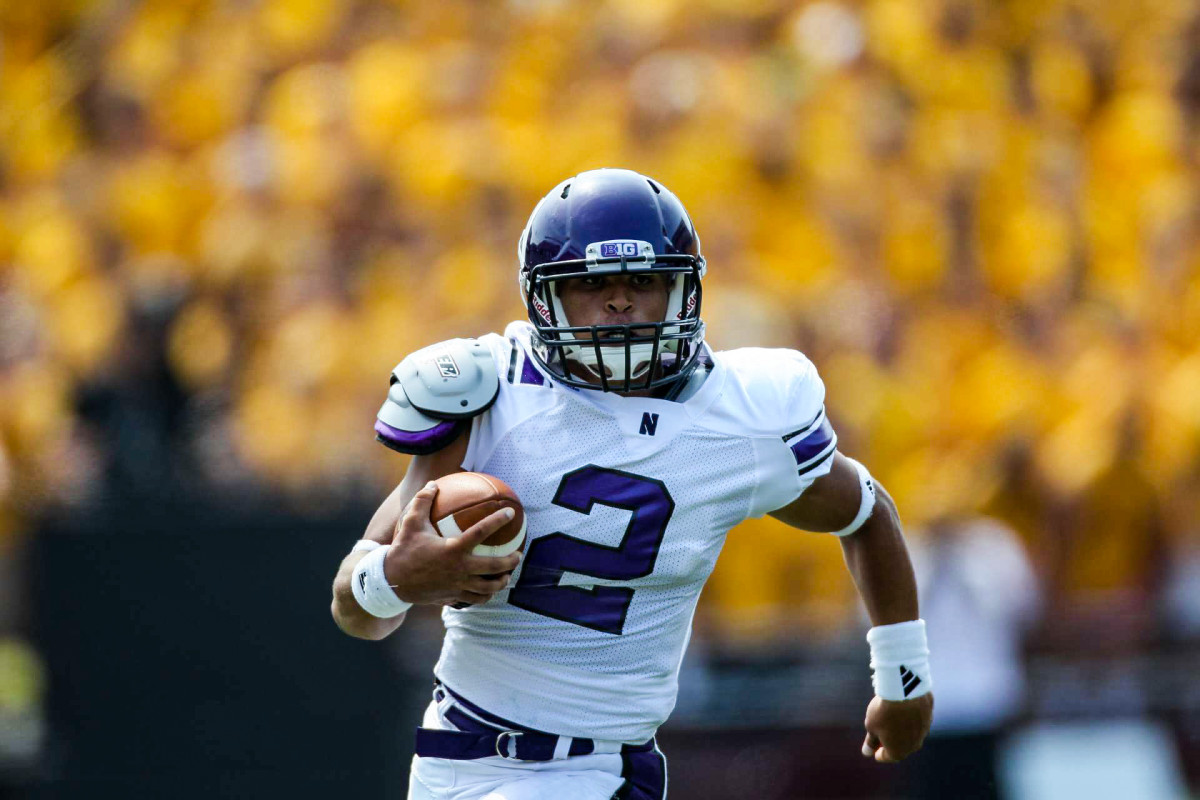 Colter's Northwestern stats: 39 appearances, 5,023 all-purpose yards and 50 TDs—yet the Wildcats have shunned him, he says, since he pushed to unionize.