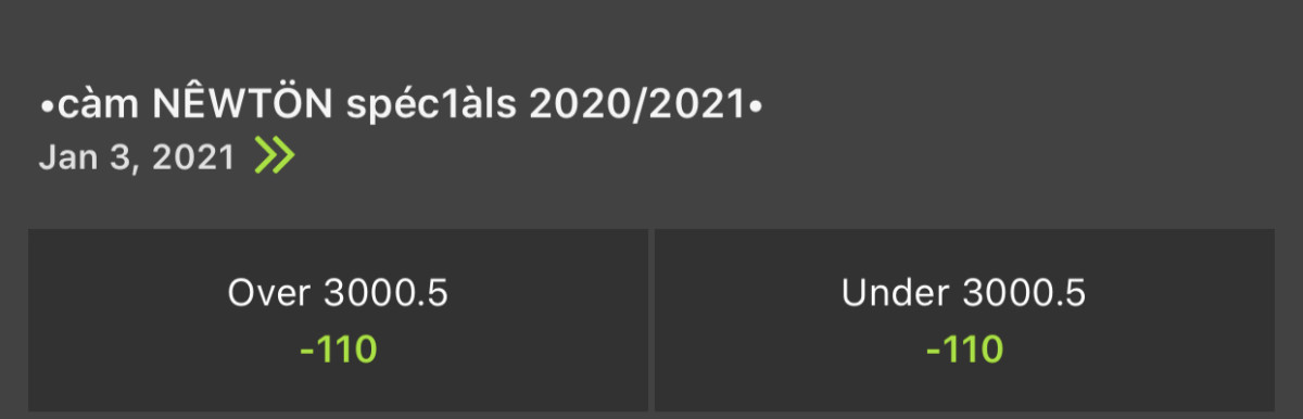 Odds via DraftKings Sportsbook