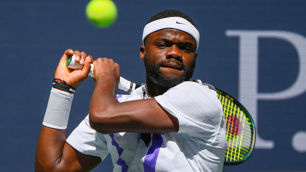 Young American tennis star Frances Tiafoe has tested positive for COVID-19 and has withdrawn from an Atlanta tennis event.