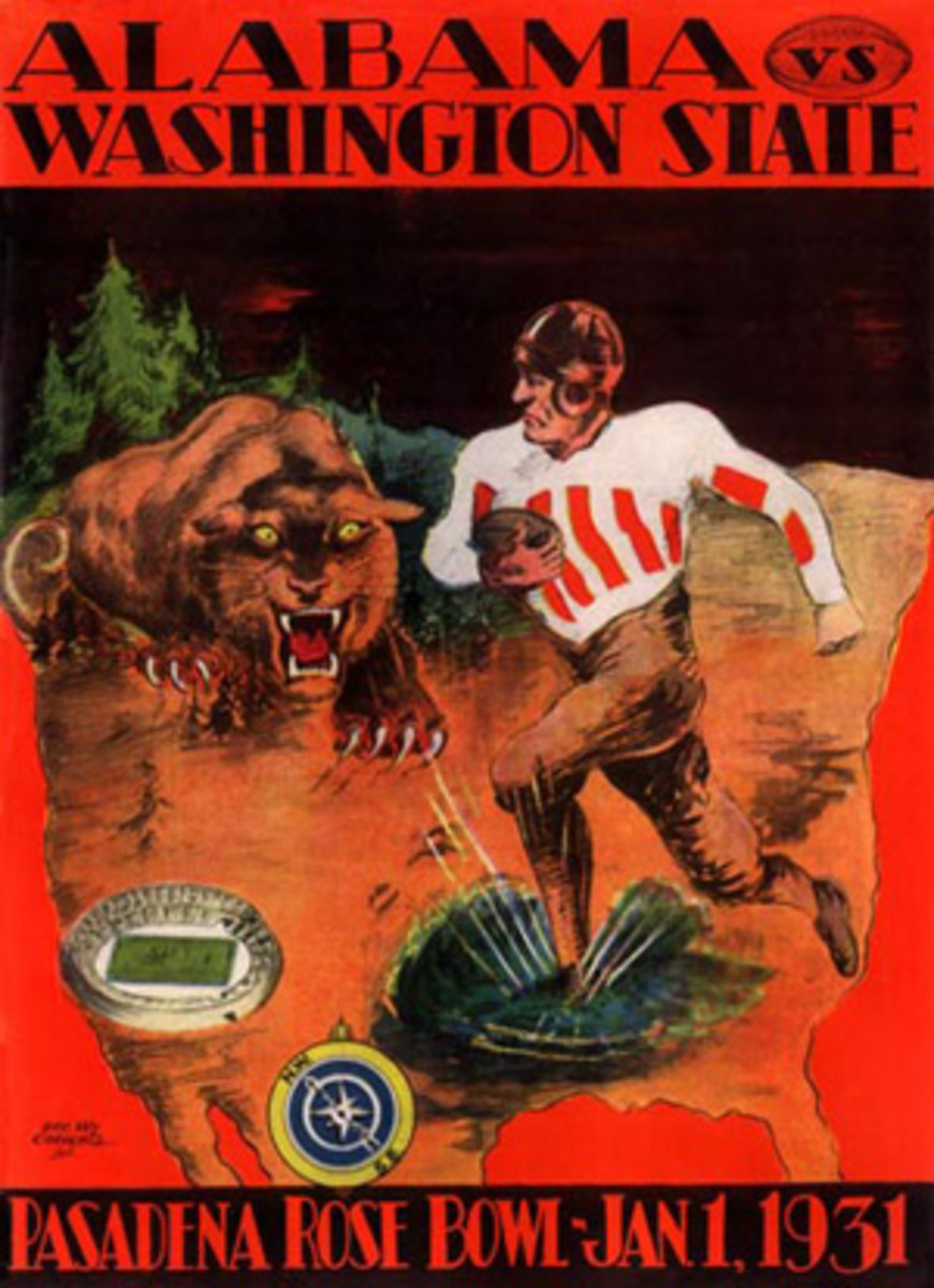 1931 Rose Bowl game program cover
