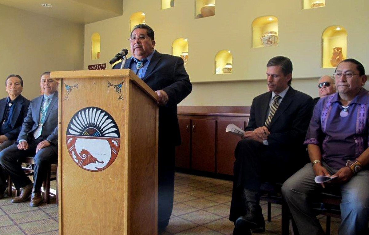 Panteah, the Pueblo of Zuni Governor, says that at first the foundation supported his tribe, before backing off.