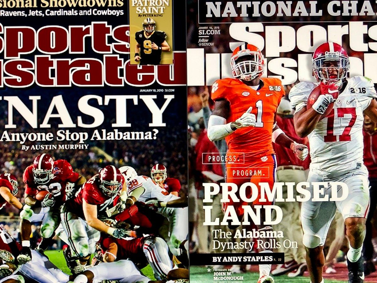 Alabama SI Cover Tournament Final Four Dynasty Promised Land Alabama 