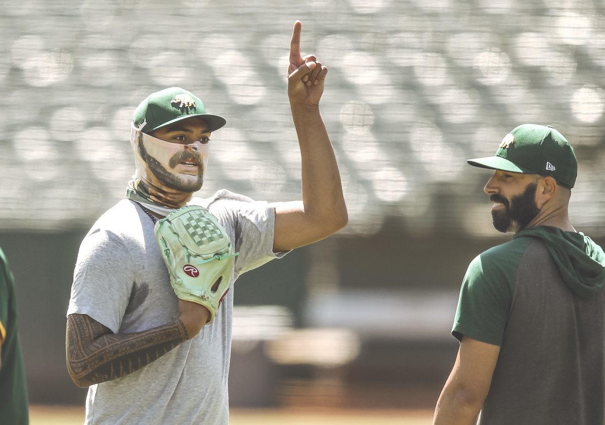 Sean Manaea and Mike Fiers, 07-08-2020