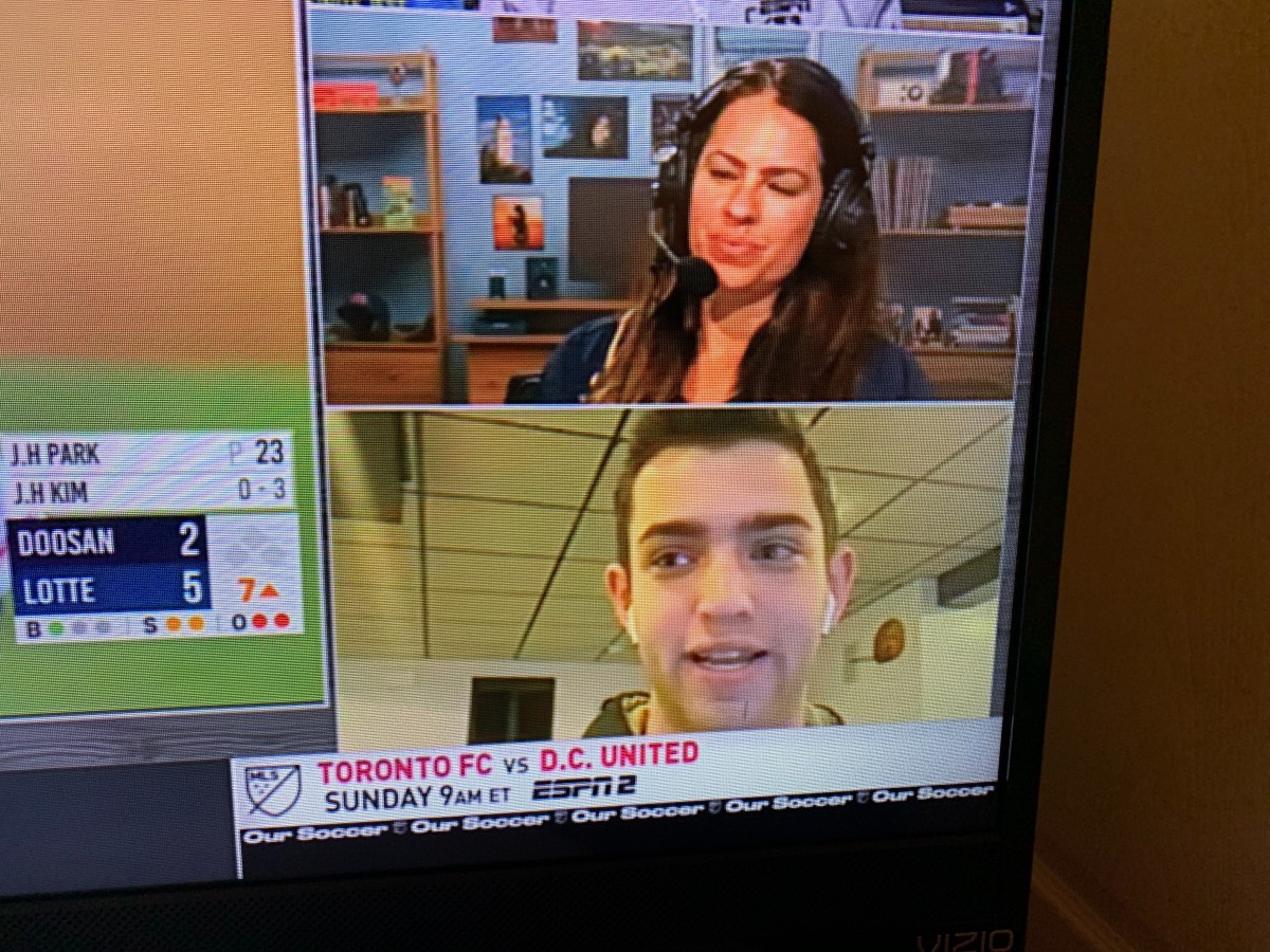 Purdue student Jeremy Frank appeared on ESPN Saturday morning.