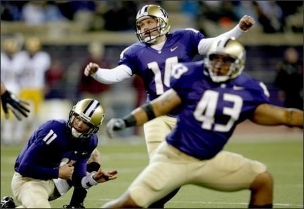 Michael Braunstein made 20 field goals in a row at the UW and Ohio.