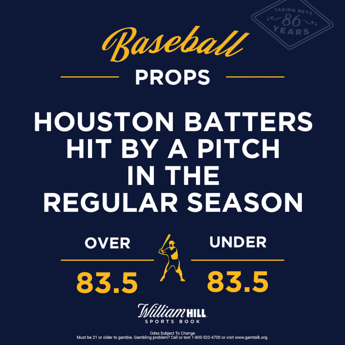 Graphic via William Hill US Sportsbook