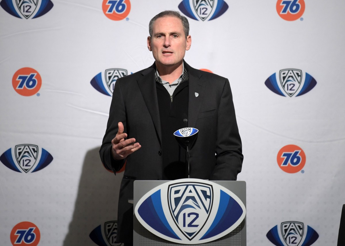 Larry Scott of the Pac-12 not only shrunk the season to conference games only, but also revealed he had COVID-19.