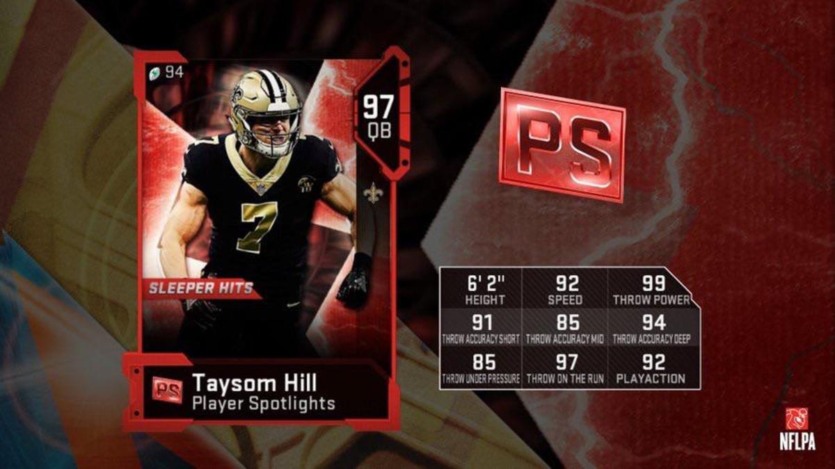 Hill's Player Spotlights MUT Card in EA Sports Madden 20