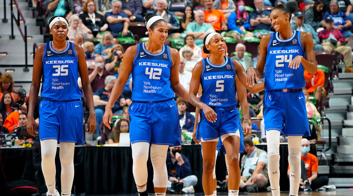 Four members of the Connecticut Sun