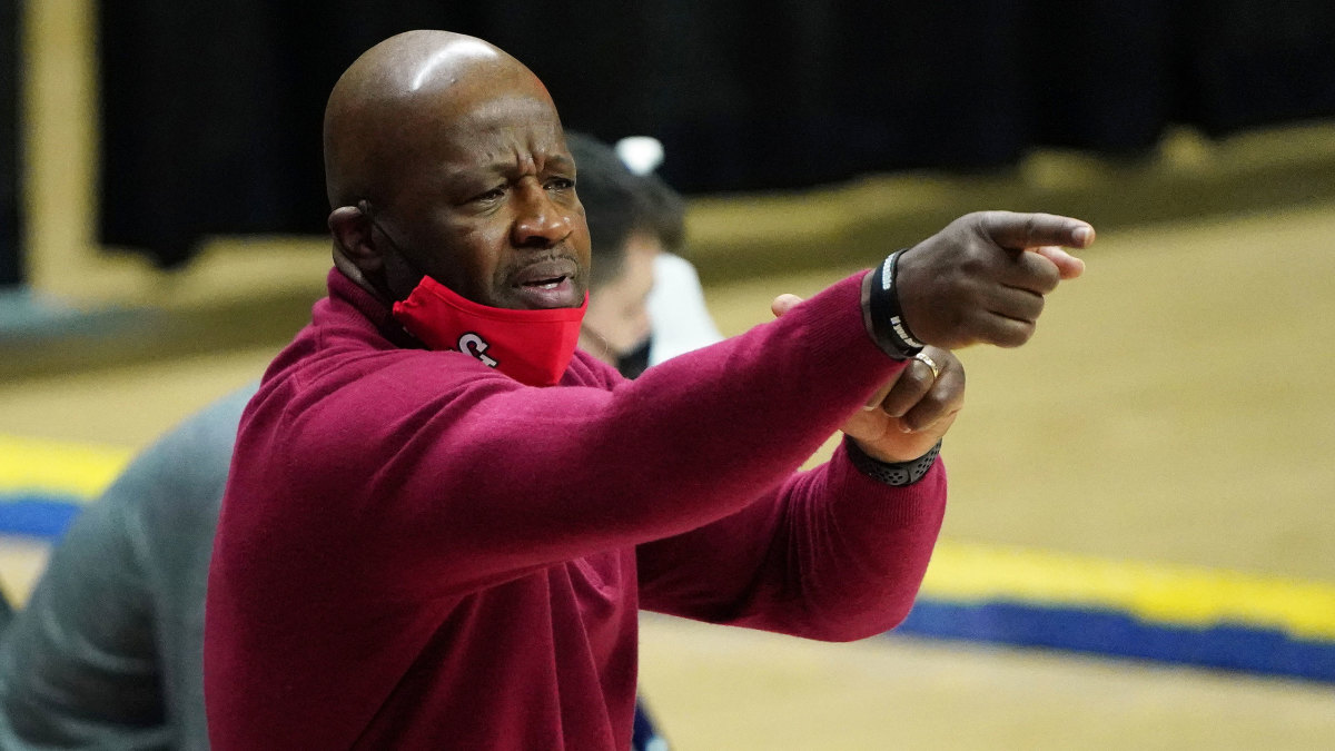 St. John's basketball coach Mike Anderson