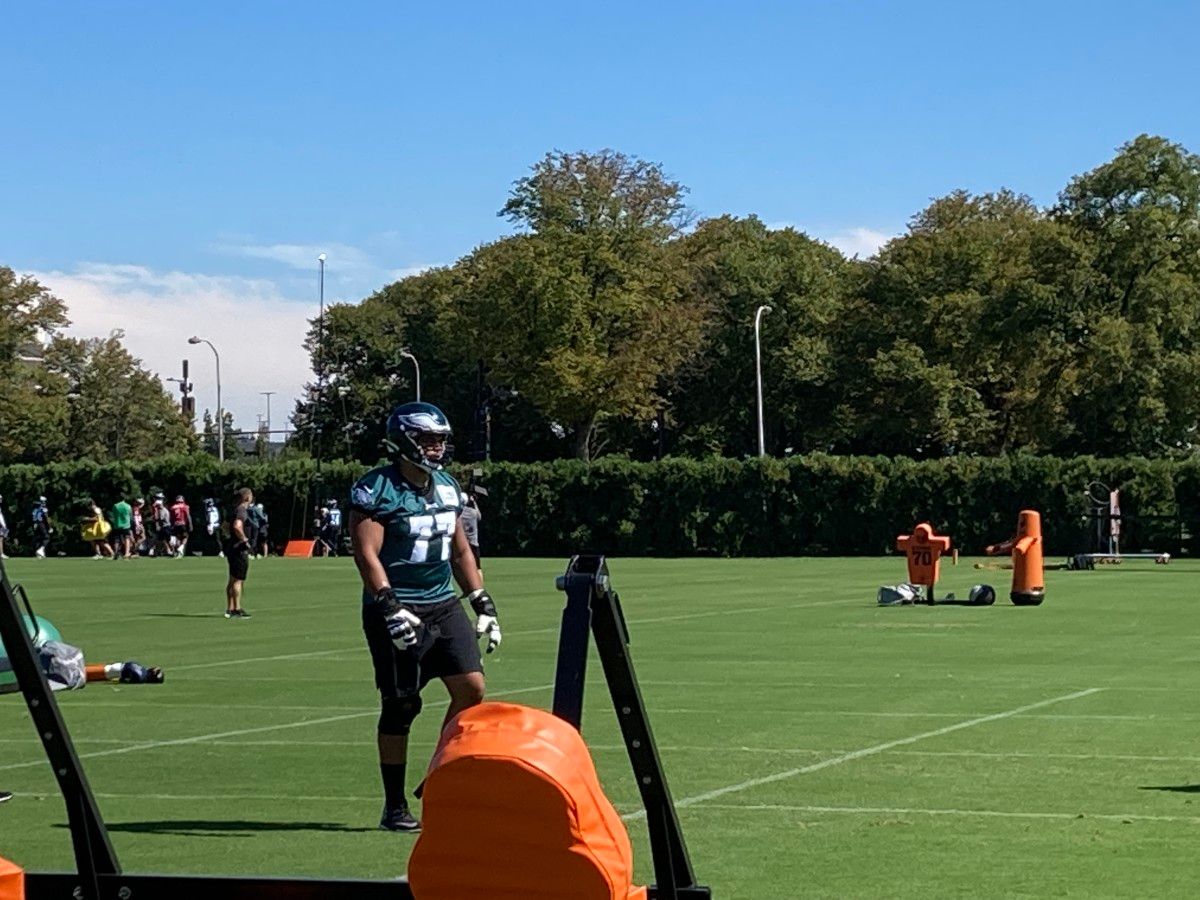 Andre Dillard will start vs. the Chiefs, his second straight game in the starting lineup with Jordan Mailata having a knee strain