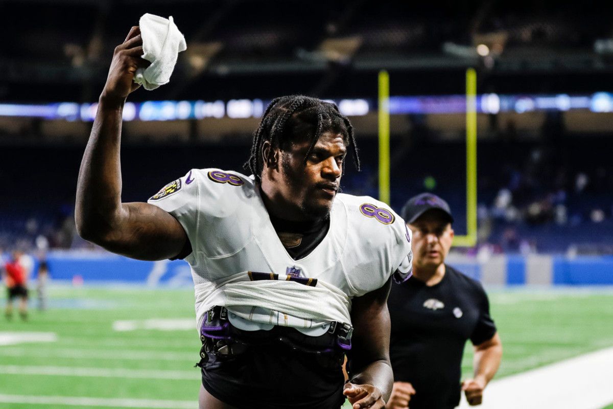 Baltimore Ravens quarterback Lamar Jackson
