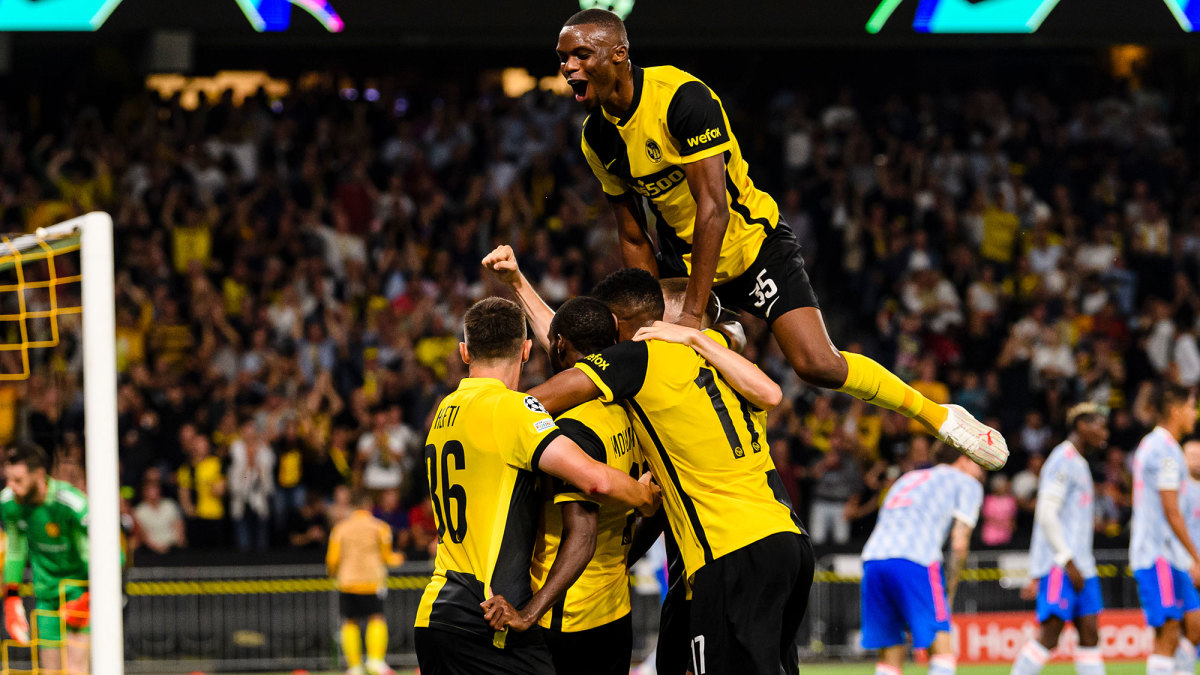 Young Boys beats Manchester United in the Champions League