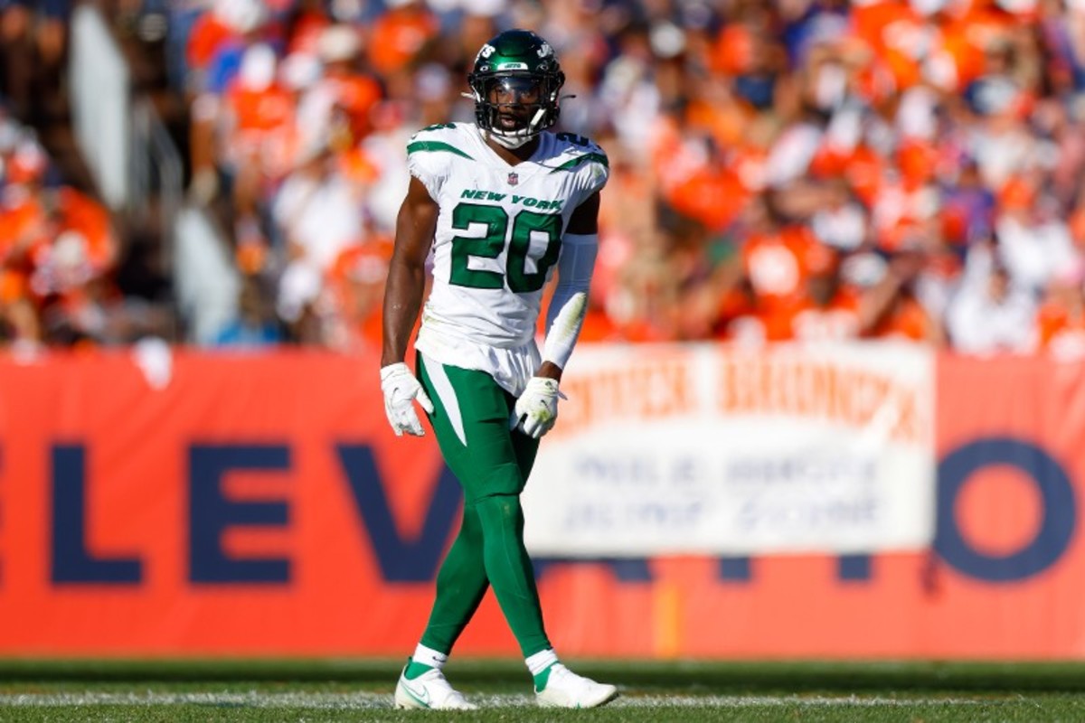 Jets safety Marcus Maye against Denver Broncos