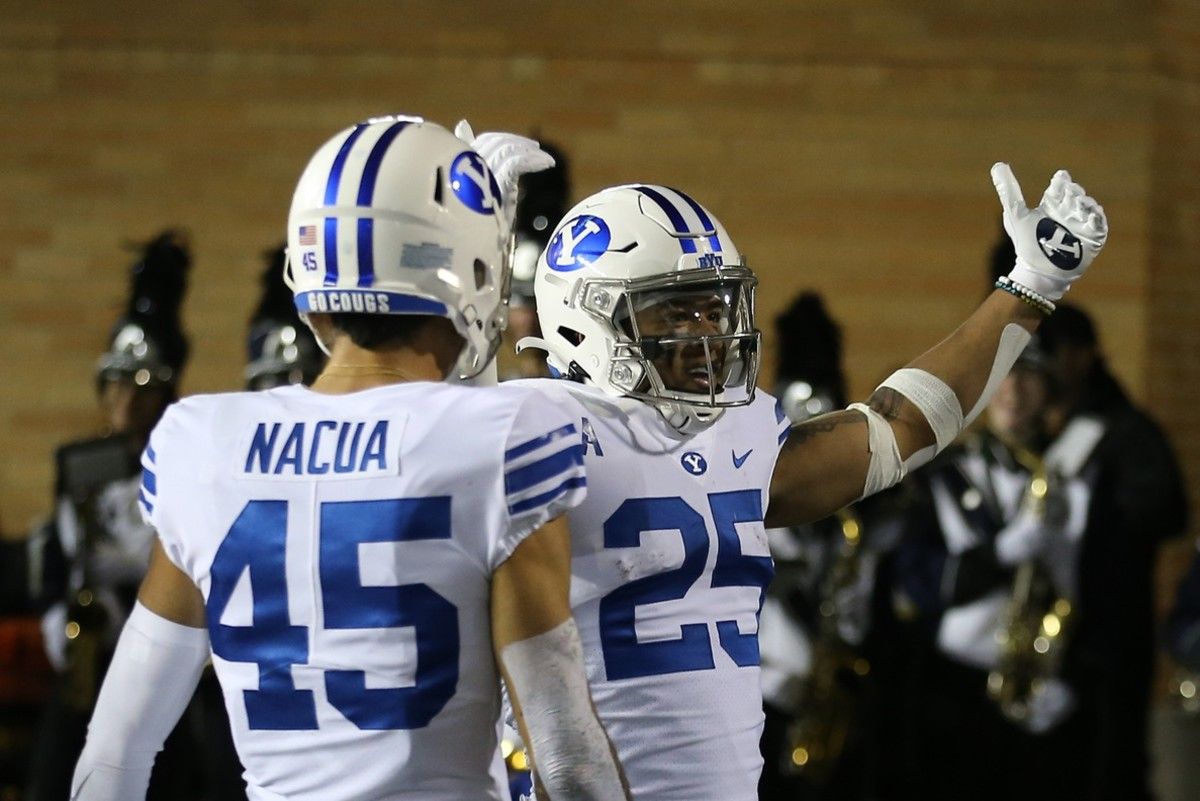 Tyler Allgeier, Samson Nacua vs Utah State