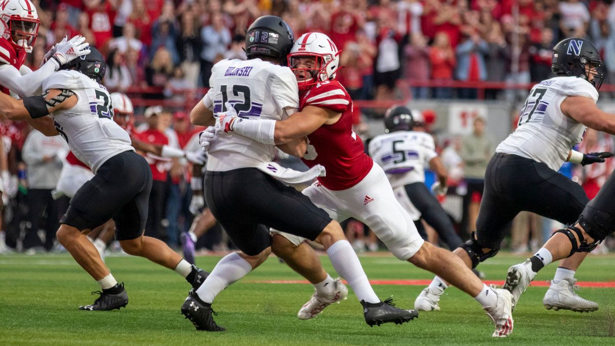 JoJo Domann sack 1Q 2021 Northwestern