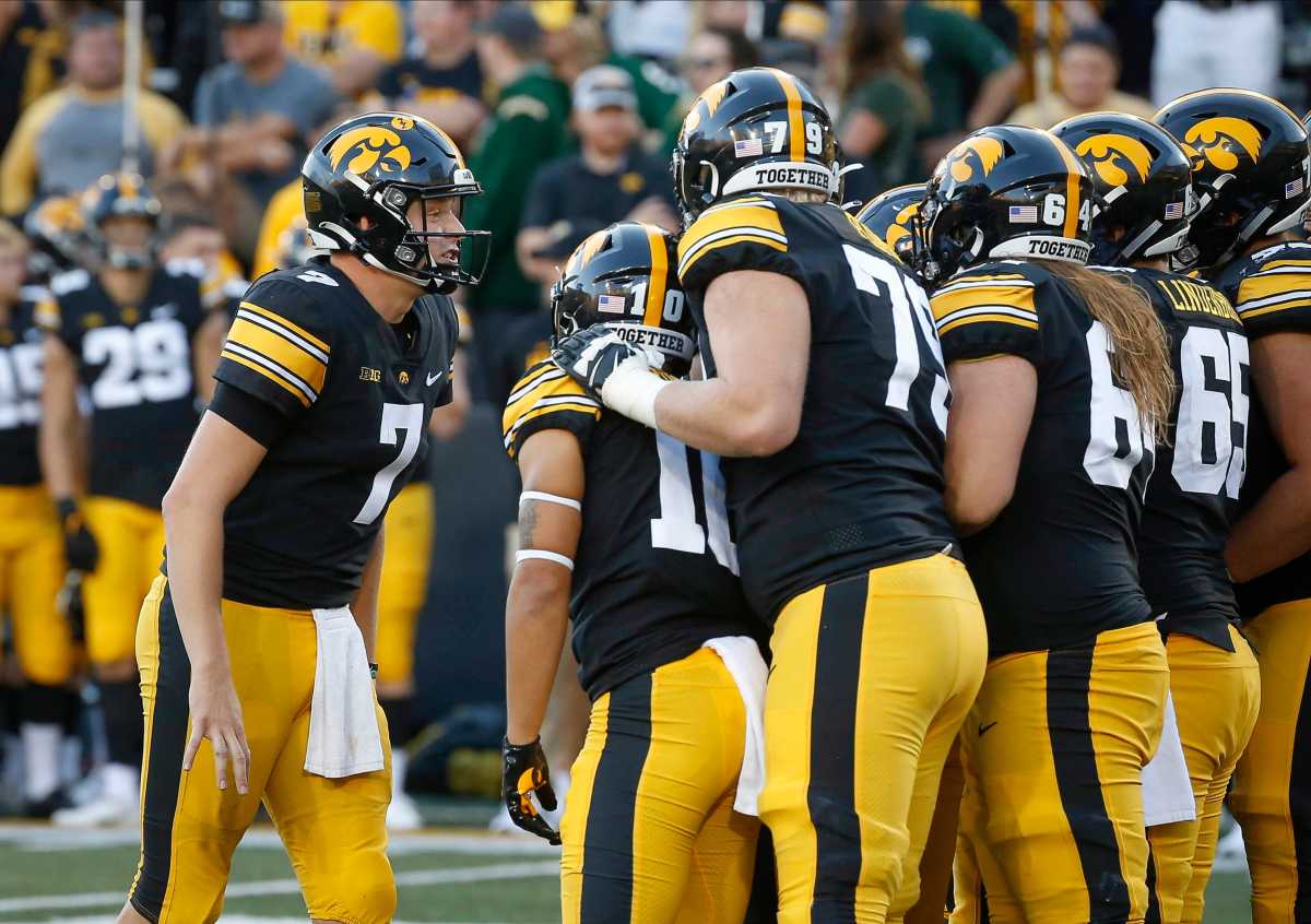 Spencer Petras and the Iowa offensive line need to be more consistent when playing Purdue as opposed to how it played versus Penn State.