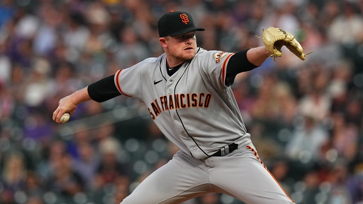 Giants righthander Logan Webb