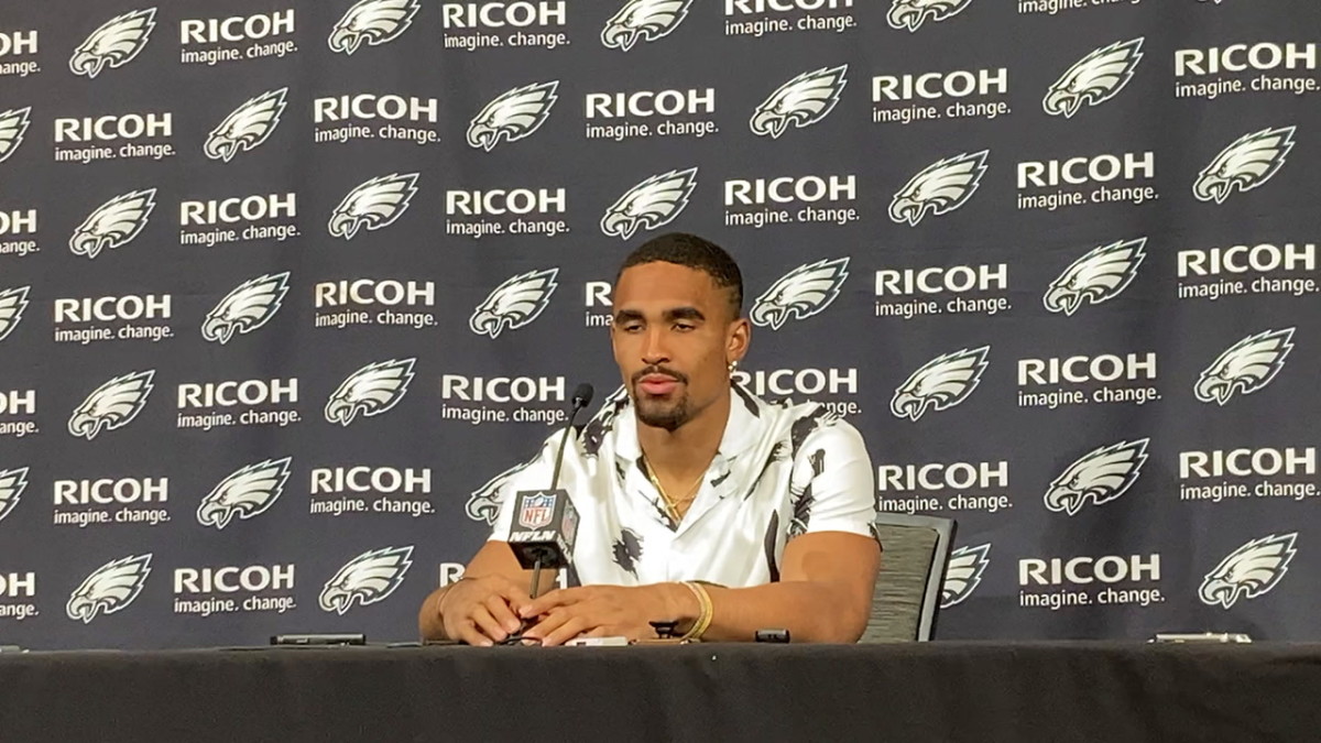 Jalen Hurts after Eagles lost to Chiefs
