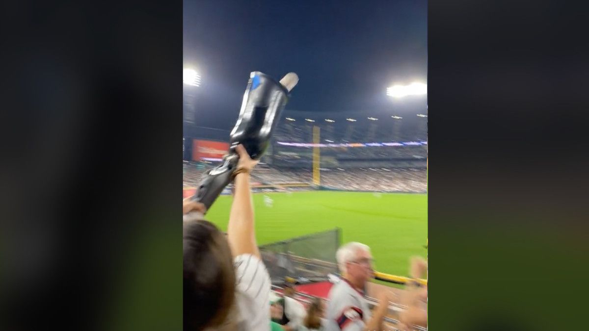 Watch: Fan catches home run ball with prosthetic leg - Vimarsana News