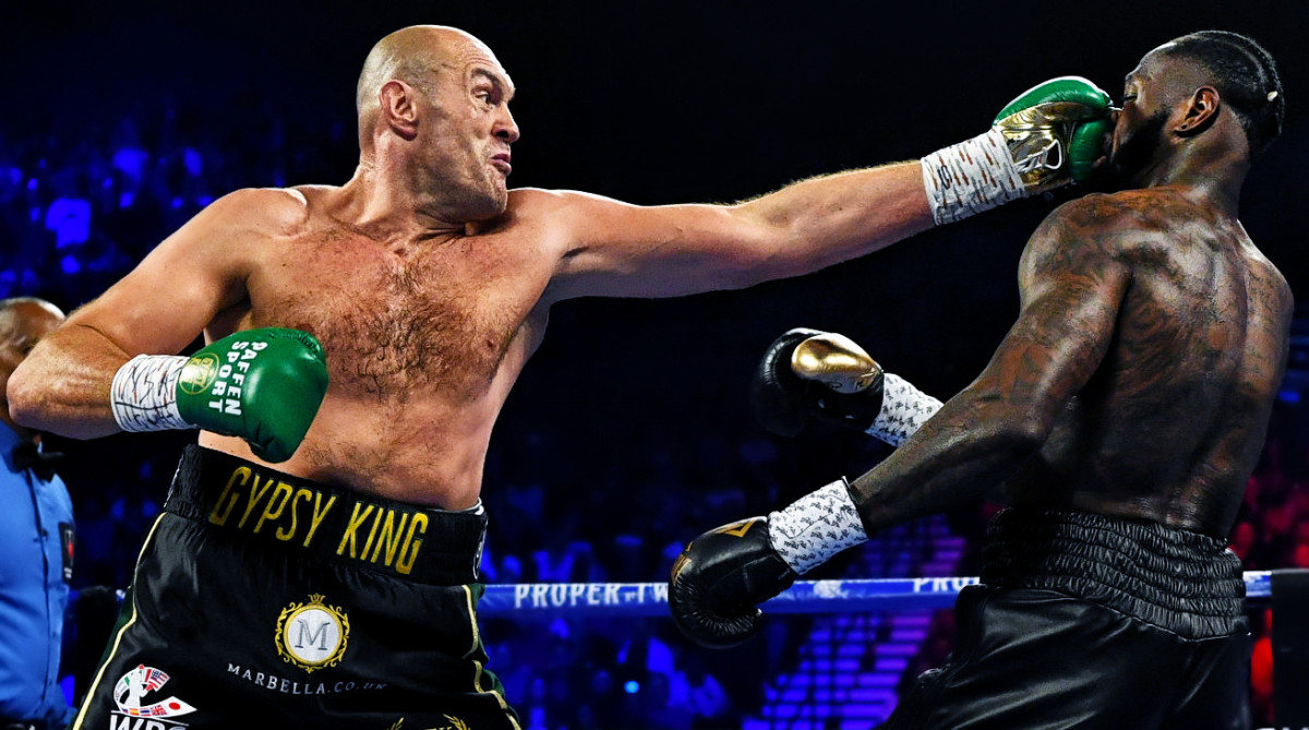 Tyson Fury (left) earned his second <a href=