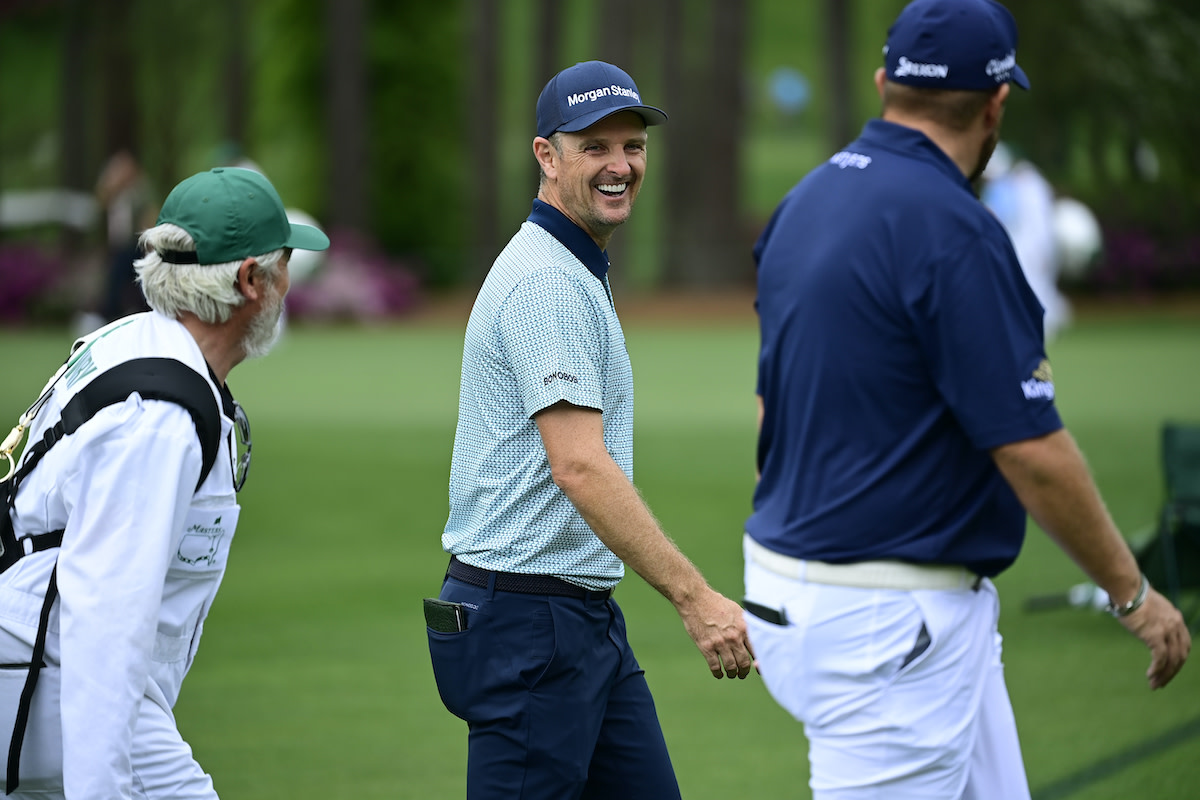 Justin Rose second round 2021 Masters