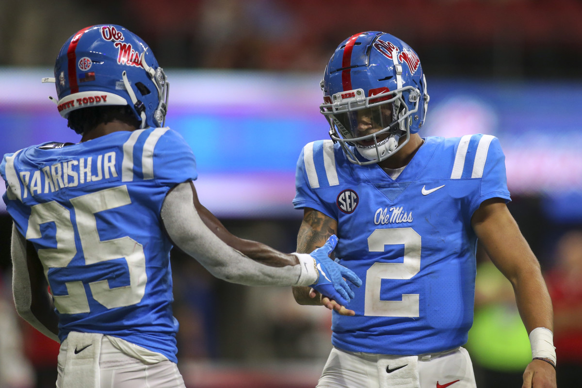 Ole Miss Recruits React to Roll Out of New Powder Blue Uniforms - The Grove  Report – Sports Illustrated at Ole Miss