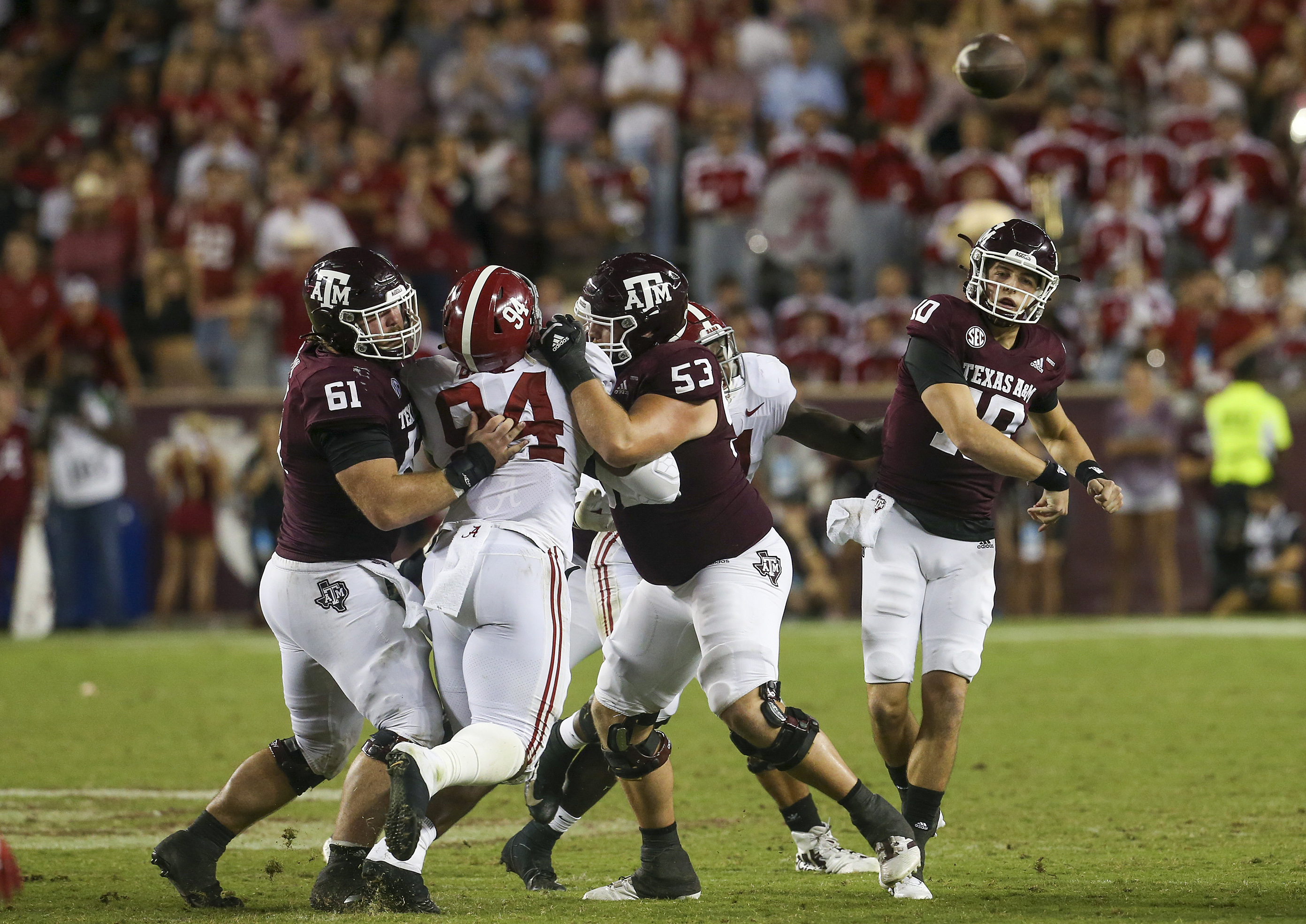 Which version of Texas A&M quarterback Zach Calzada will show up and play against Auburn?