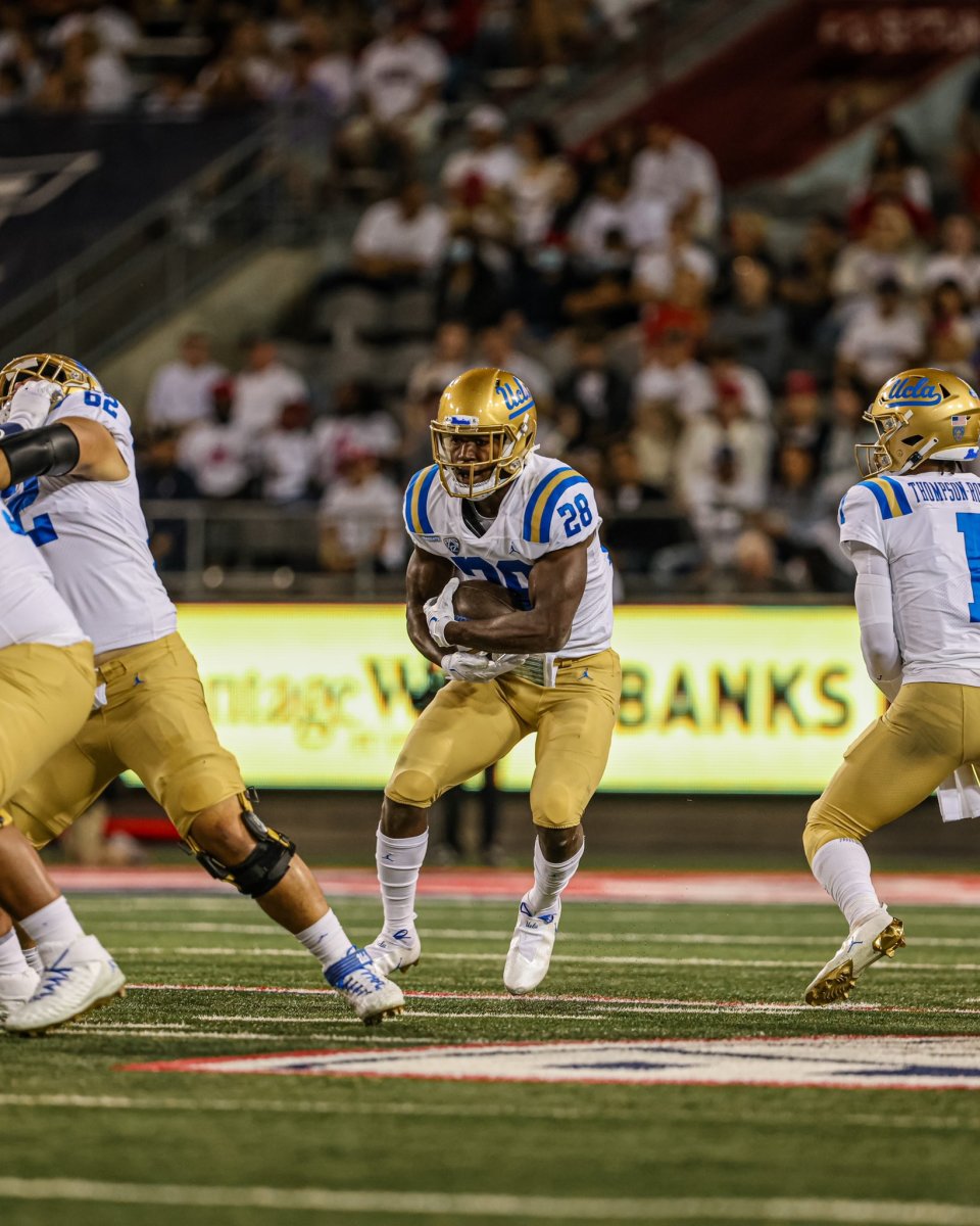 UCLA running back Brittain Brown (28) carries the ball.