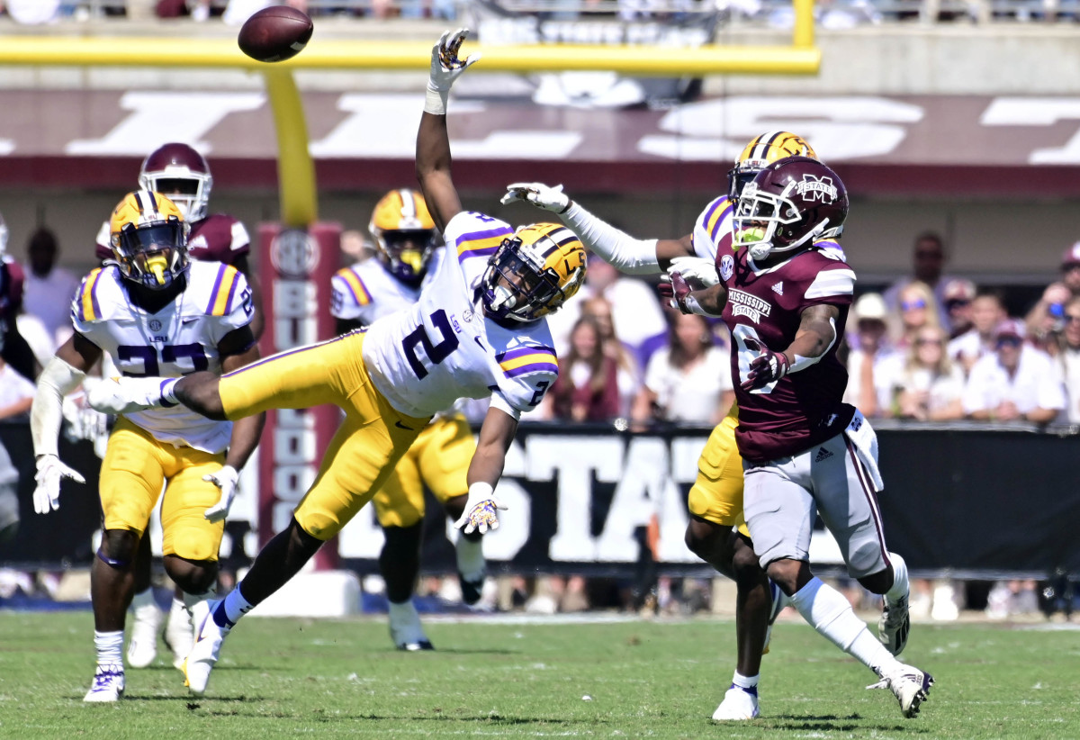 Big XII programs need to find a way to keep talented defensive backs like LSU cornerback Dwight McGlothern home. He's from Houston, Texas.