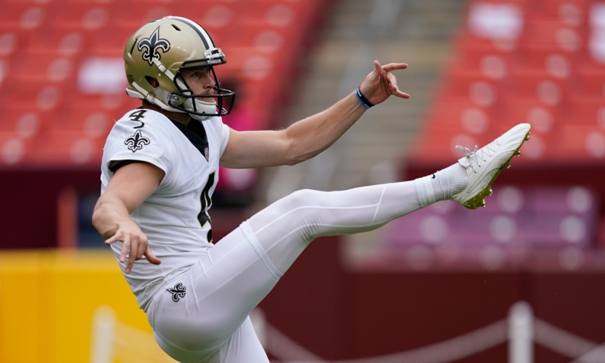 New Orleans Saints punter Blake Gillikin. Credit: USA TODAY