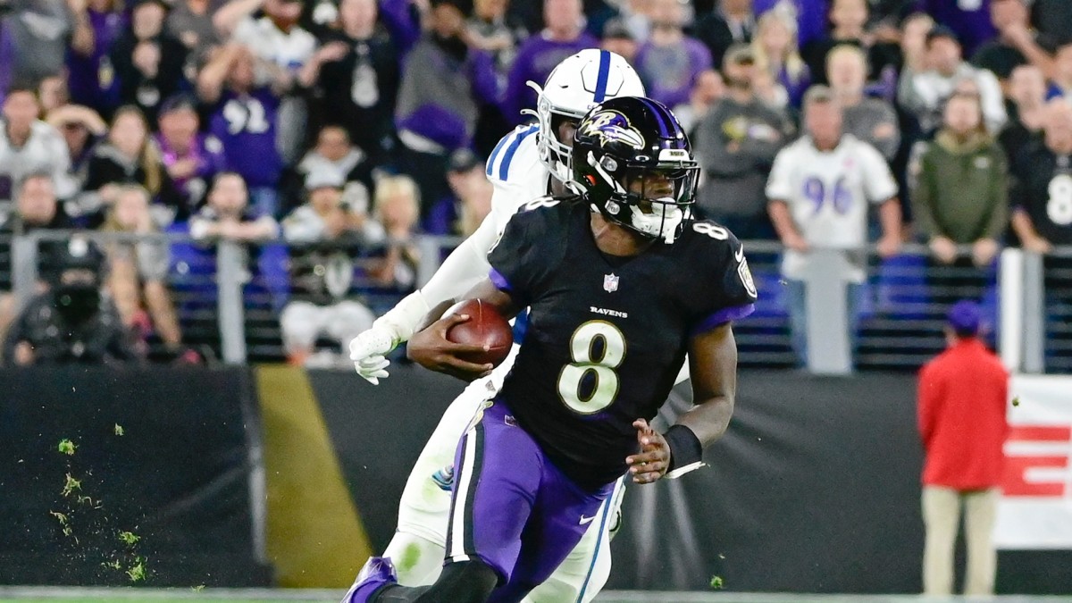 Baltimore Ravens quarterback Lamar Jackson