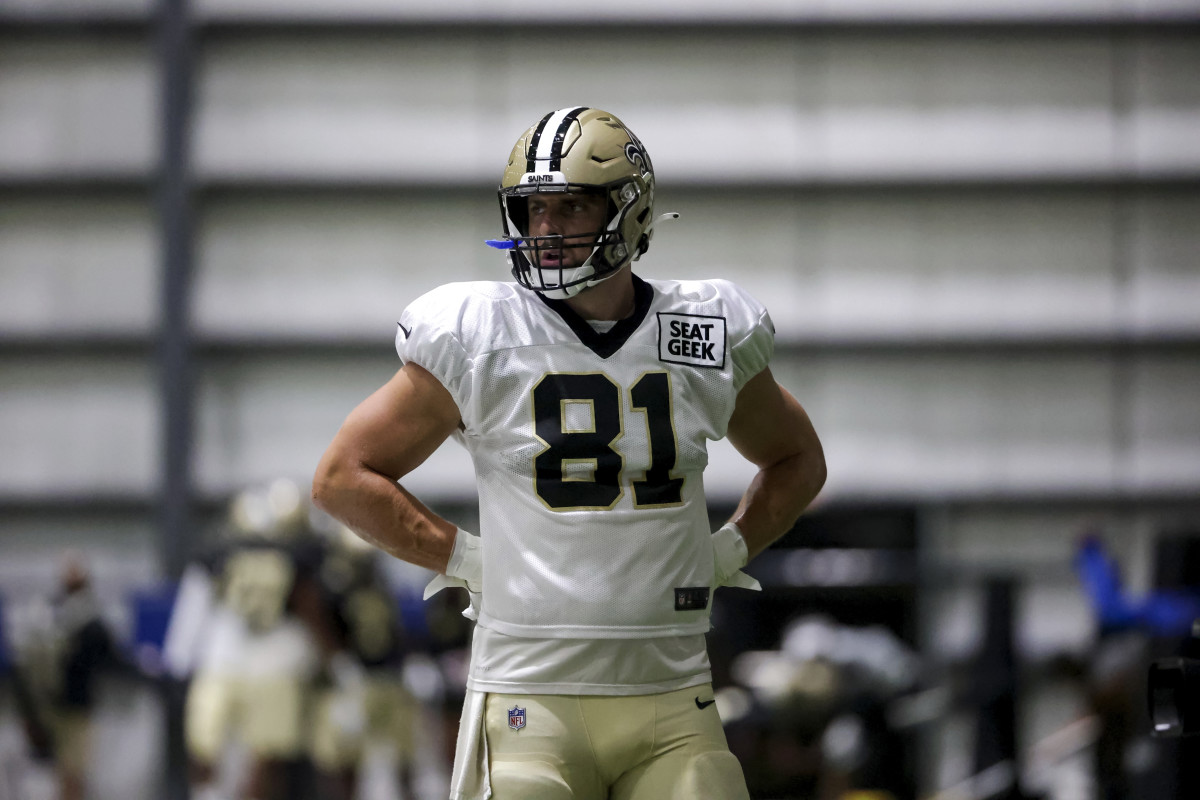 New Orleans Saints tight end Nick Vannett. Credit: USA TODAY 