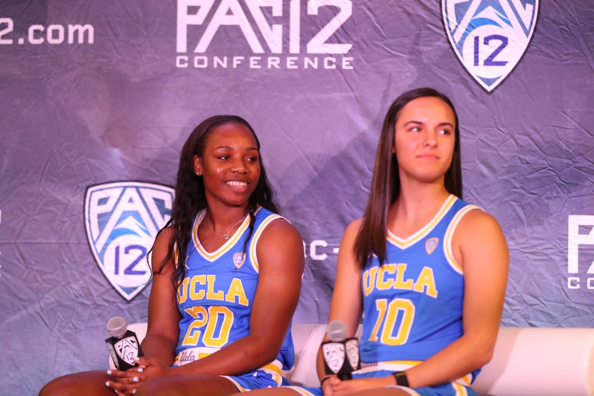 Pac12 Women's Basketball Media Day New Guard Pairing Takes Center Stage for UCLA Sports
