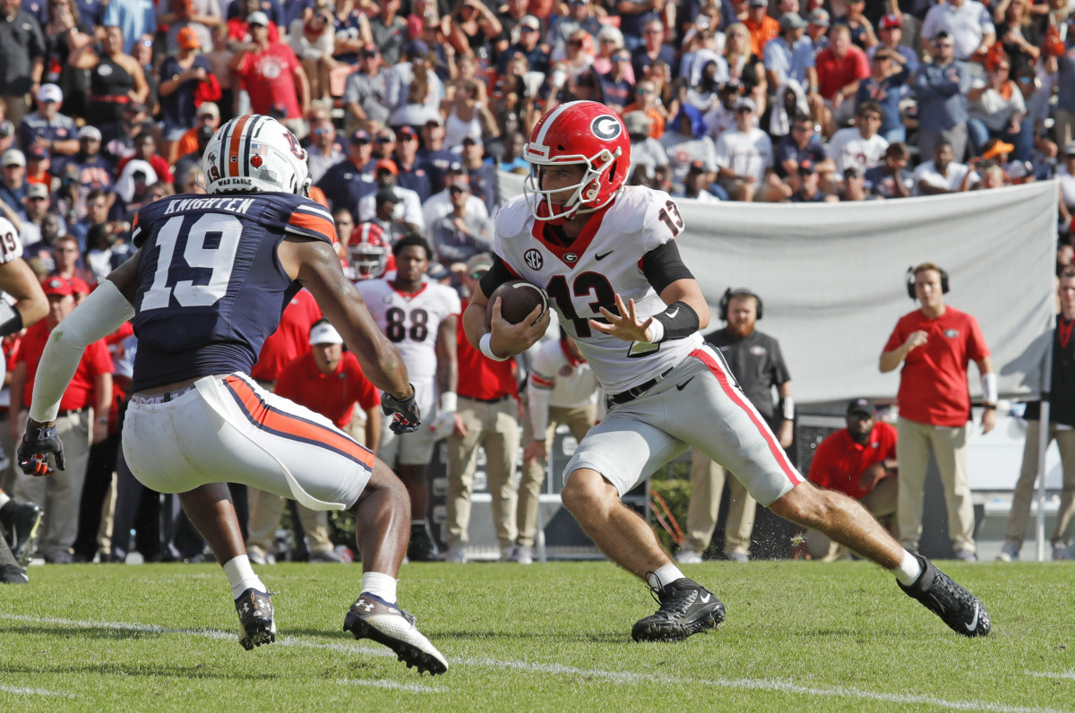 Stetson Bennett provided consistent play for the Bulldogs while JT Daniels could not play