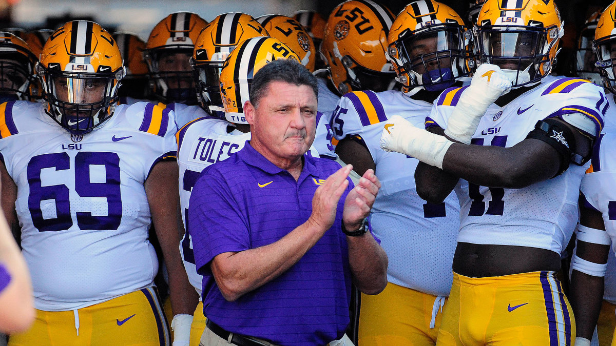 LSU coach Ed Orgeron