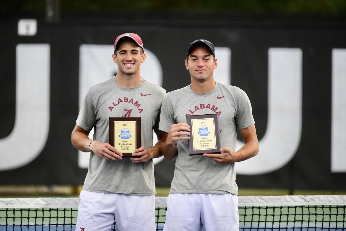 Filip Planinsek and Juan Martin, Alabama men's tennis