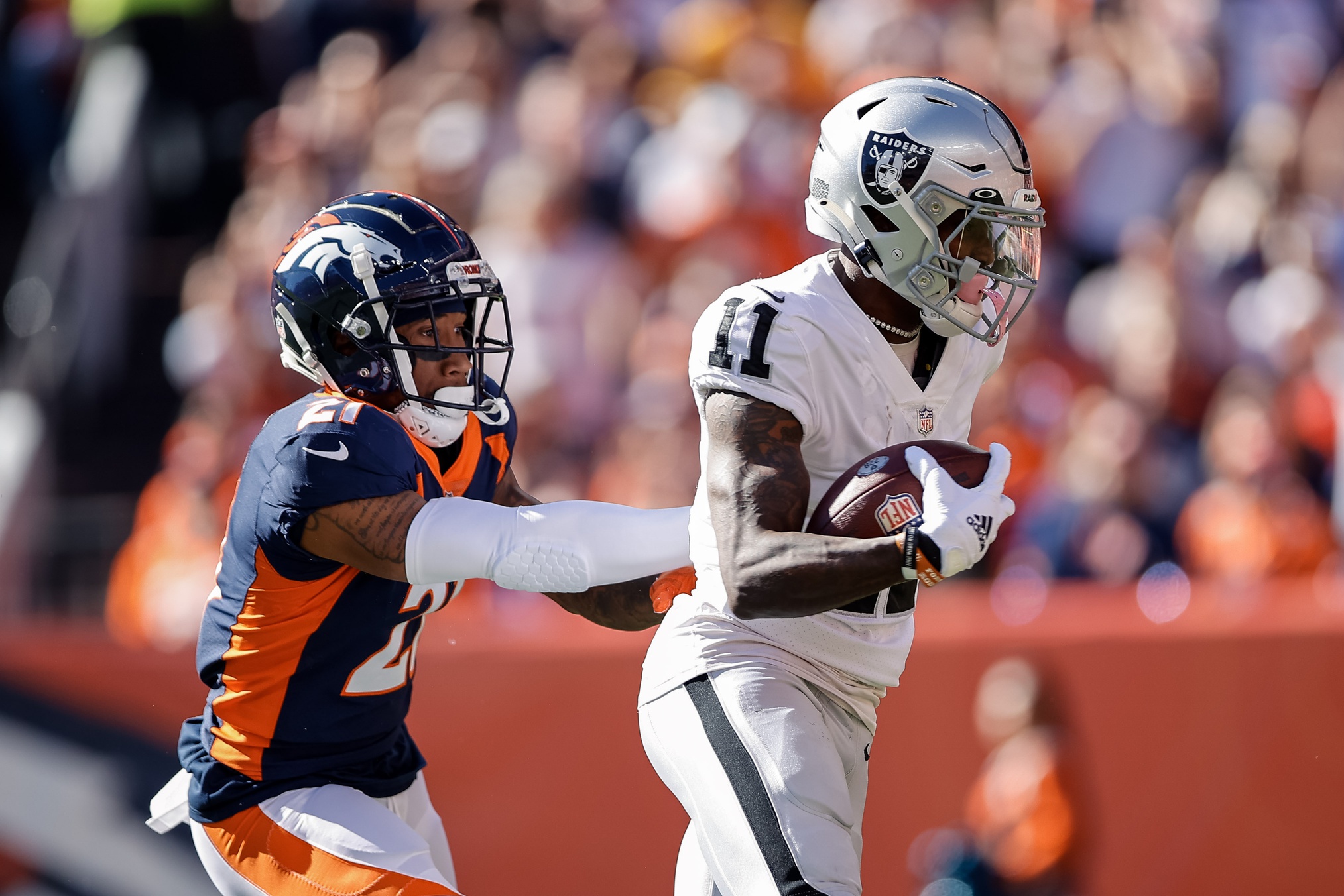 Las Vegas Raiders WR Henry Ruggs III showed his spark on Sunday