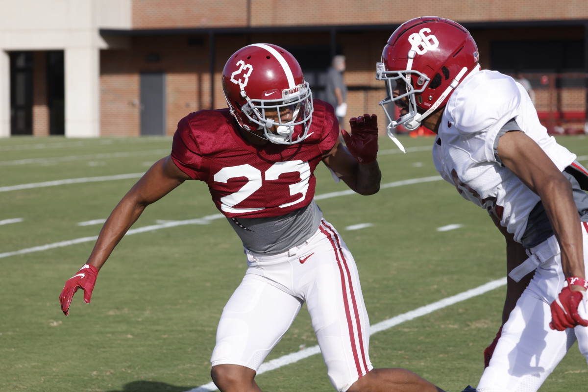 Jahquez Robinson, Alabama practice, October 19, 2021