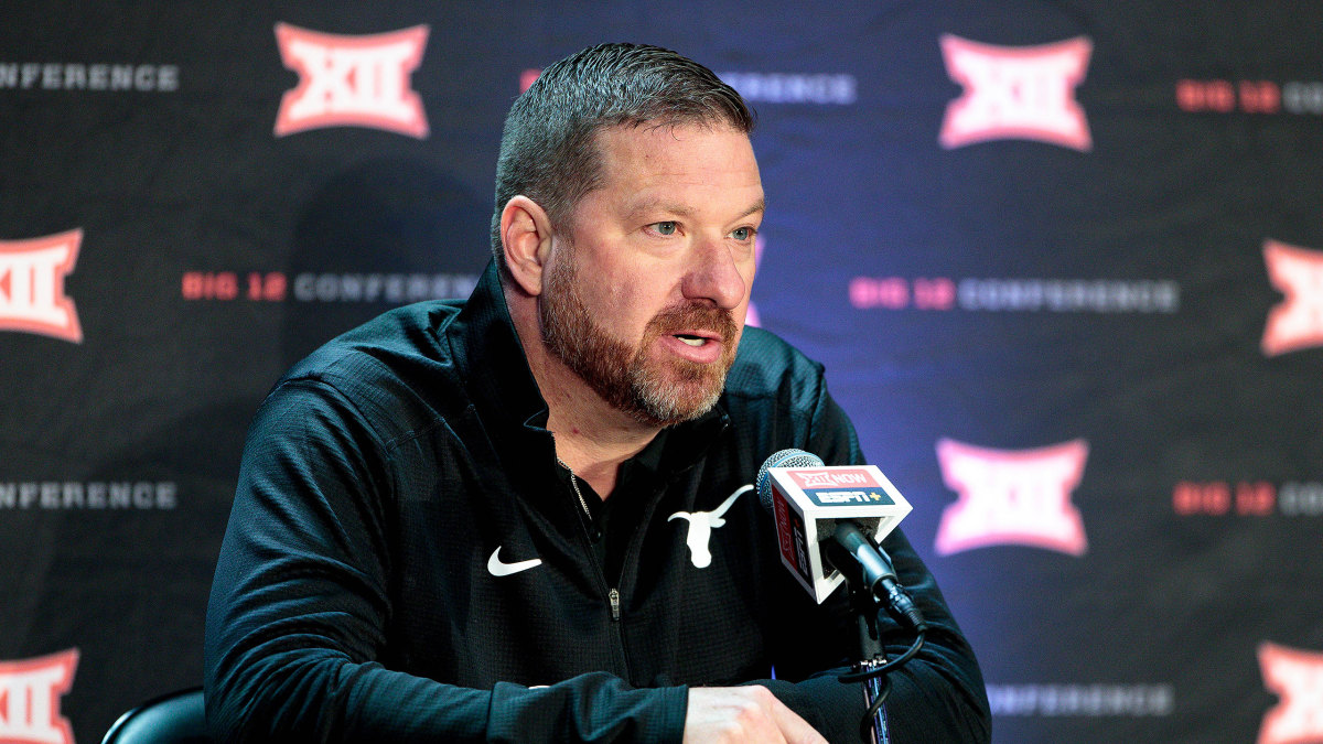 Texas coach Chris Beard at Big 12 media days