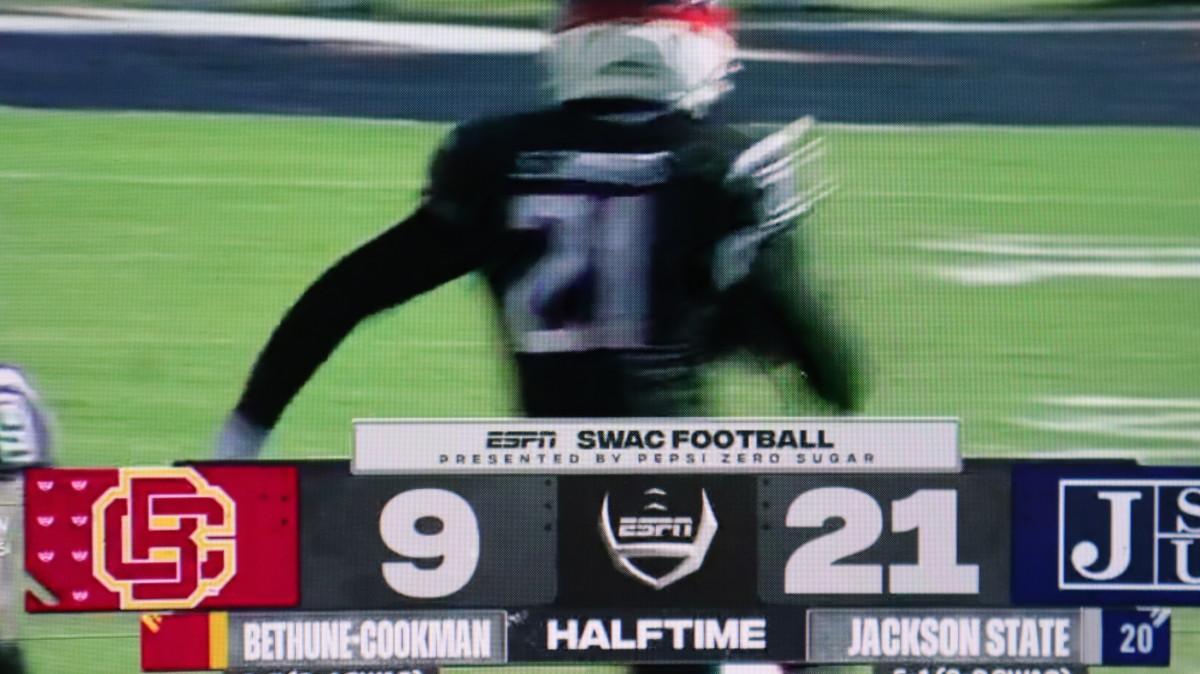 Jackson State vs. BethuneCookman Halftime Report HBCU Legends