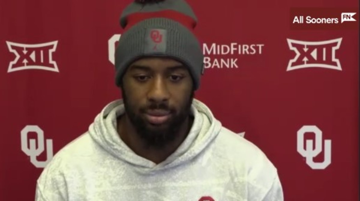 WATCH Oklahoma RB Kennedy Brooks Kansas Postgame Sports Illustrated