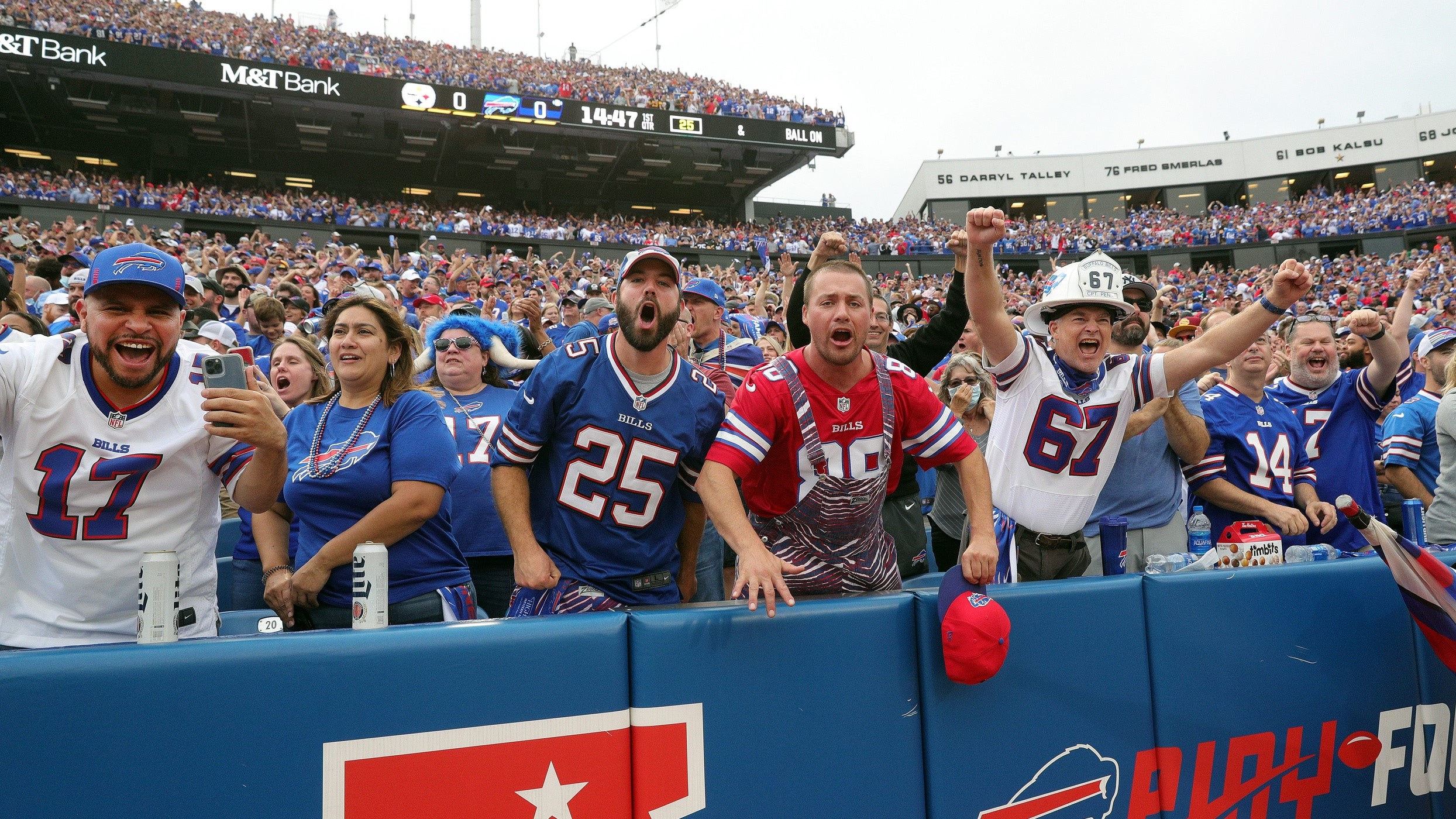 The Bills hope to move out of Highmark Stadium soon.